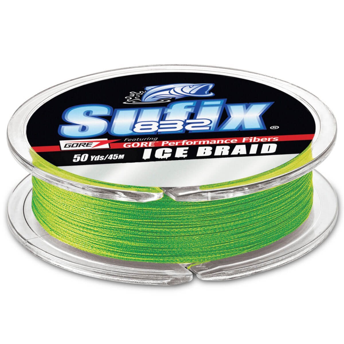 Sufix 832 Advanced Ice Braid - Fil tressé pour pêche sur glace