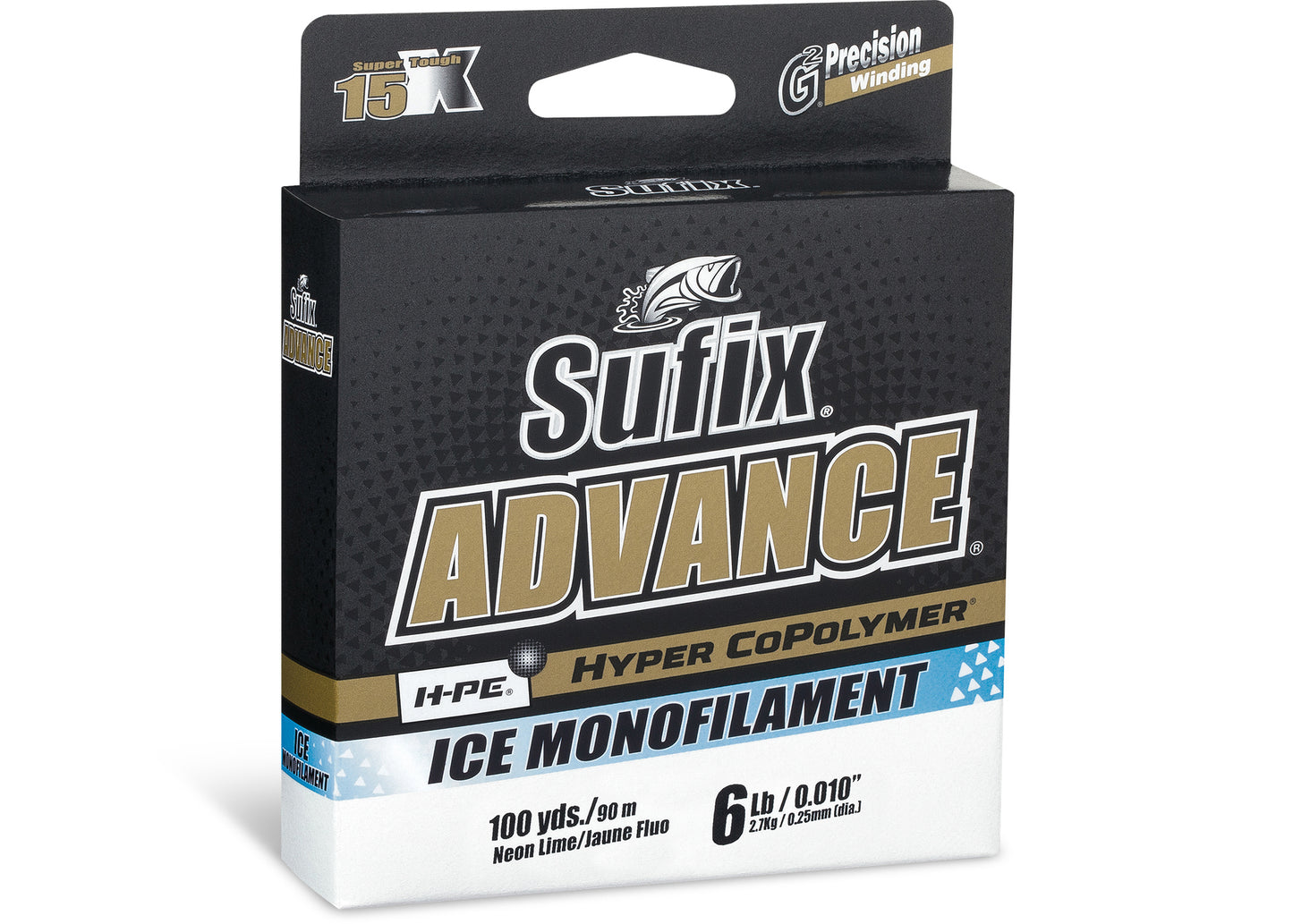 Sufix Advance Ice Monofilament - Fil monofilament pour pêche sur glace
