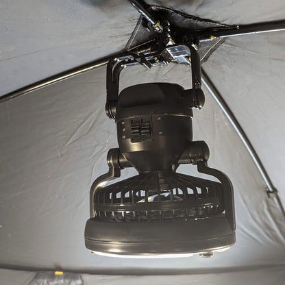 Lumière DEL pour tente avec ventilateur intérieur/extérieur