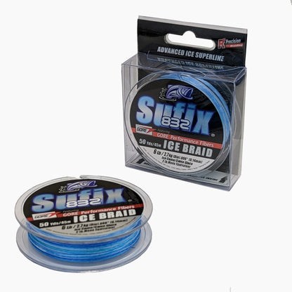 Sufix 832 Advanced Ice Braid - Fil tressé pour pêche sur glace