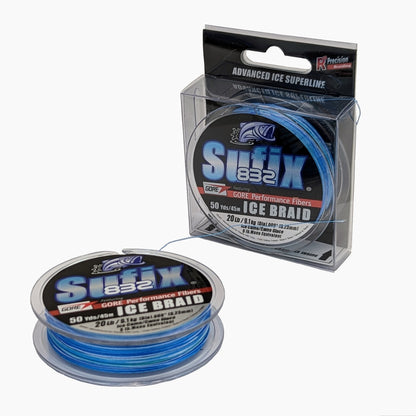 Sufix 832 Advanced Ice Braid - Fil tressé pour pêche sur glace