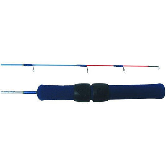 Canne à Pêche Sur Glace QUEENBAR Leikance - Mini Canne Avec Moulinet - Portable Et Sensible - Acier Inoxydable